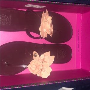 Tory Burch Blossom Jelly Thong Sandals